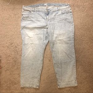 Old Navy Size 22 Light Wash Boyfriend Jeans